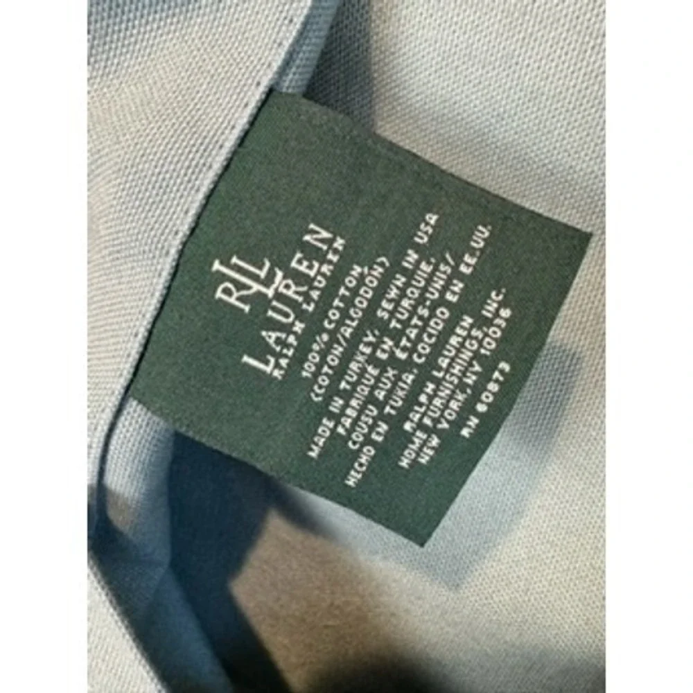 Lauren‎ Ralph Lauren LRL Home Coastal Sea Mist Green Pillow Sham NWOT 35